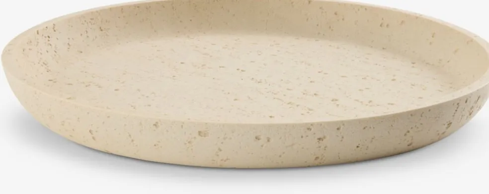 JENSUFFEPlateau déco. JENSUFFE Ø30xH3cm beige