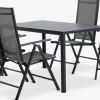 JERSORE + MELLBYJERSORE L140 table + 4 MELLBY chaises noir