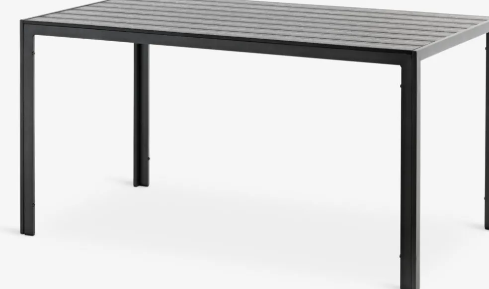 JERSORE + MELLBYJERSORE L140 table + 4 MELLBY chaises noir