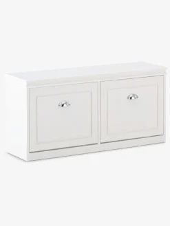 JERUPMeuble chaussures/banc JERUP 2 compartiments blanc