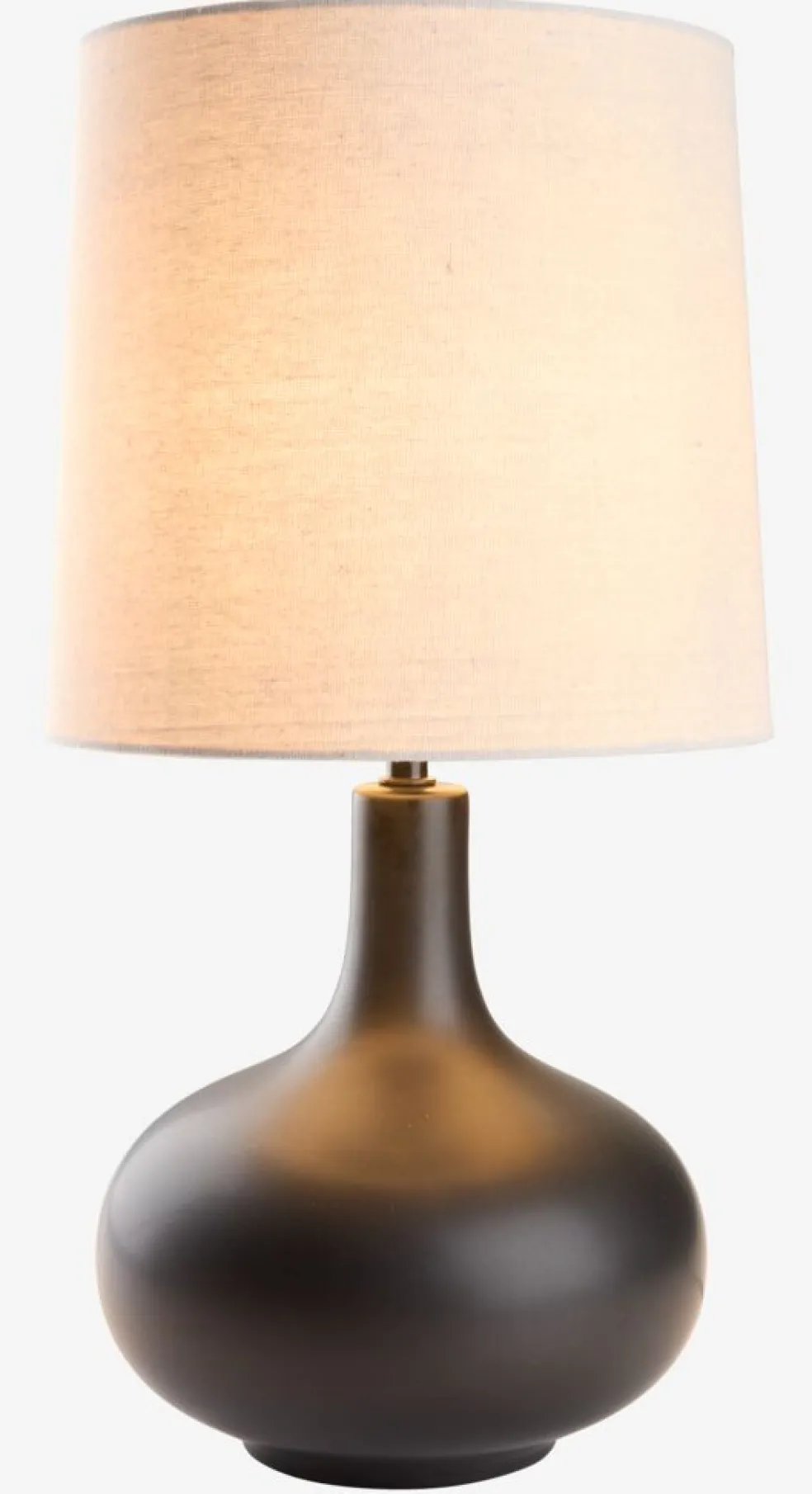 JOACHIMLampe de table JOACHIM Ø27xH54cm beige/noir