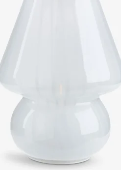 JONNYLampe à piles JONNY Ø15xH18cm a/minuterie blanc