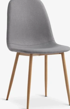 JONSTRUPChaise JONSTRUP tissu gris/coloris chêne naturel