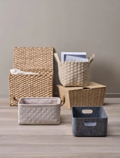 JOSEFPanier JOSEF l25xL33xH14cm gris