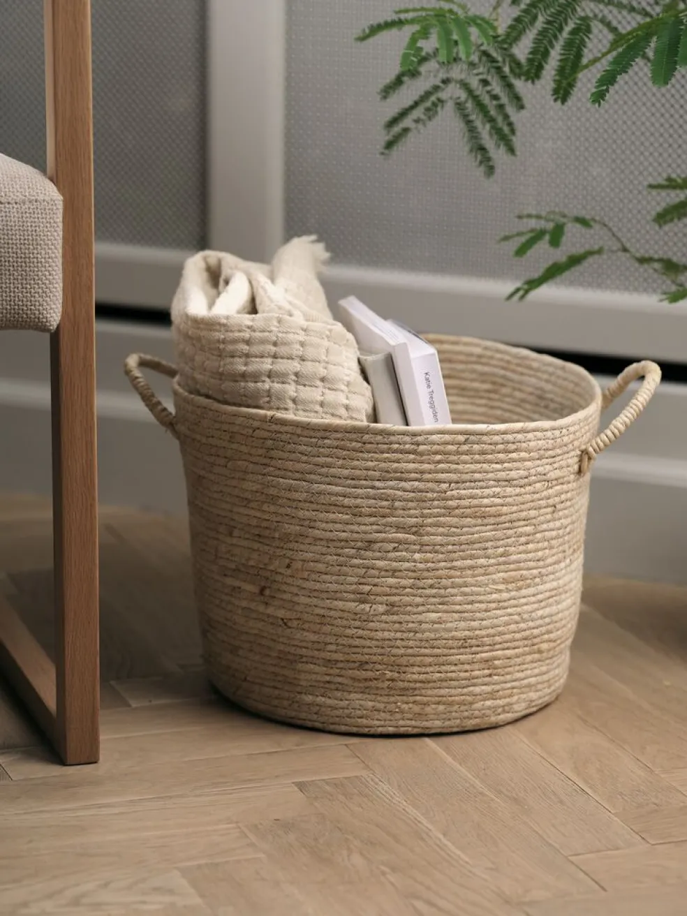 JUSTINPanier JUSTIN Ø35xH26cm naturel