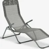 KALMARChaise relax KALMAR l60xL168 gris