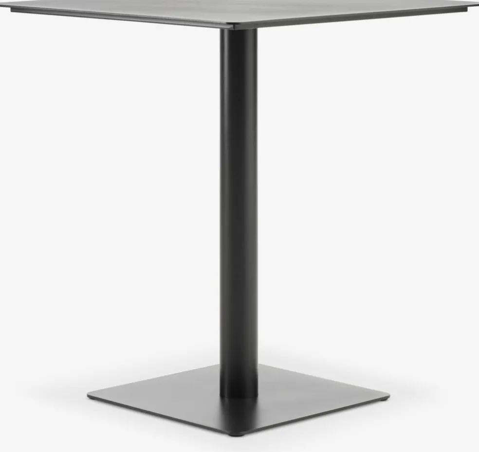 KAPPRUET + GLOMFJORDKAPPRUET L65 table + 2 GLOMFJORD chaises noir