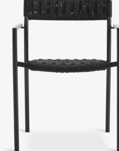 KAPPRUET + TRILLEVALLENKAPPRUET L65 table + 2 TRILLEVALLEN chaises noir