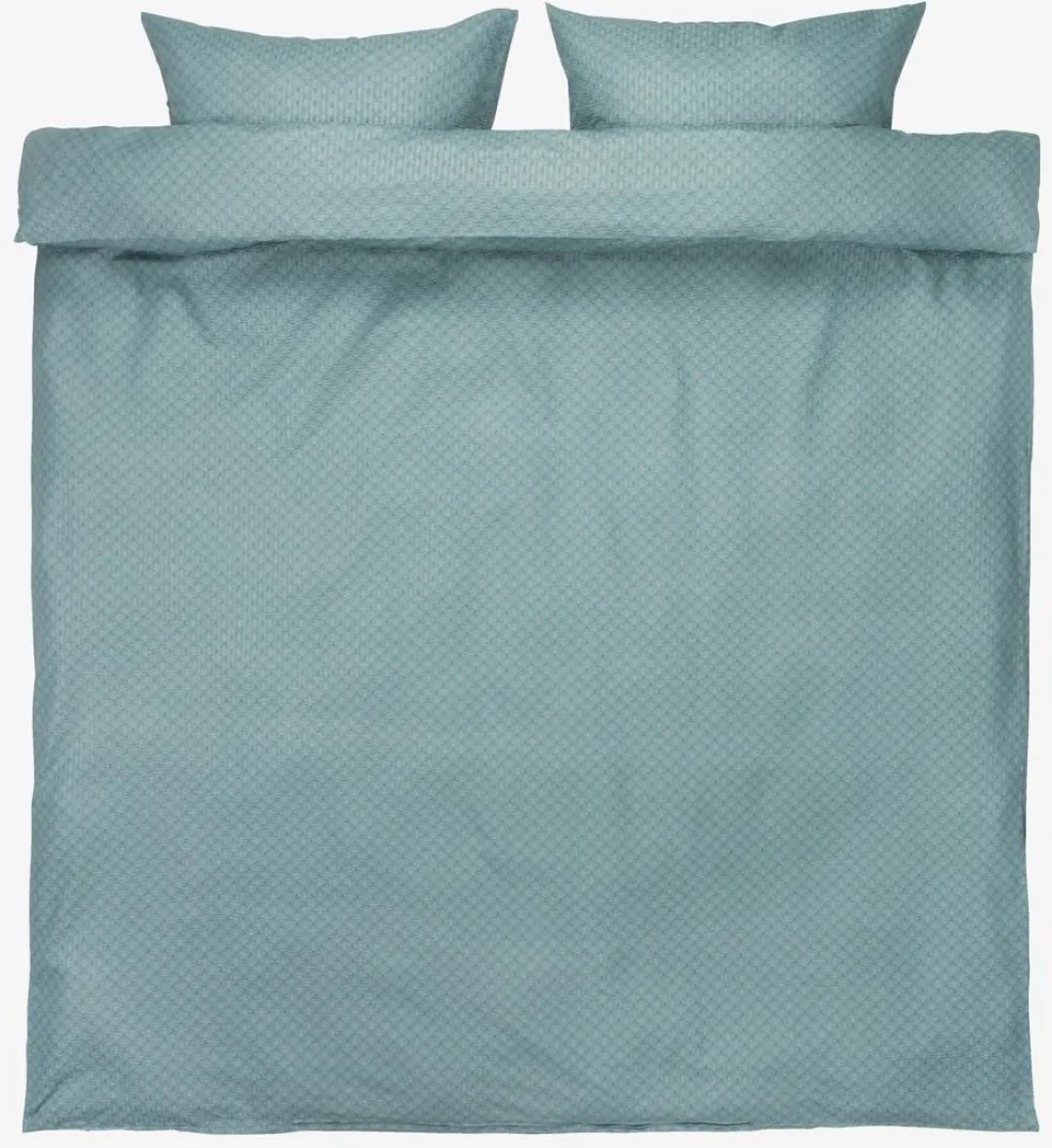 KARENBasicParure de lit Seersucker KAREN 240x220 turquoise