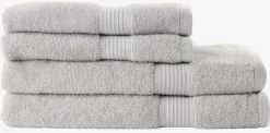 KARLSTADGoldServiette de toilette KARLSTAD 50x100 gris clair