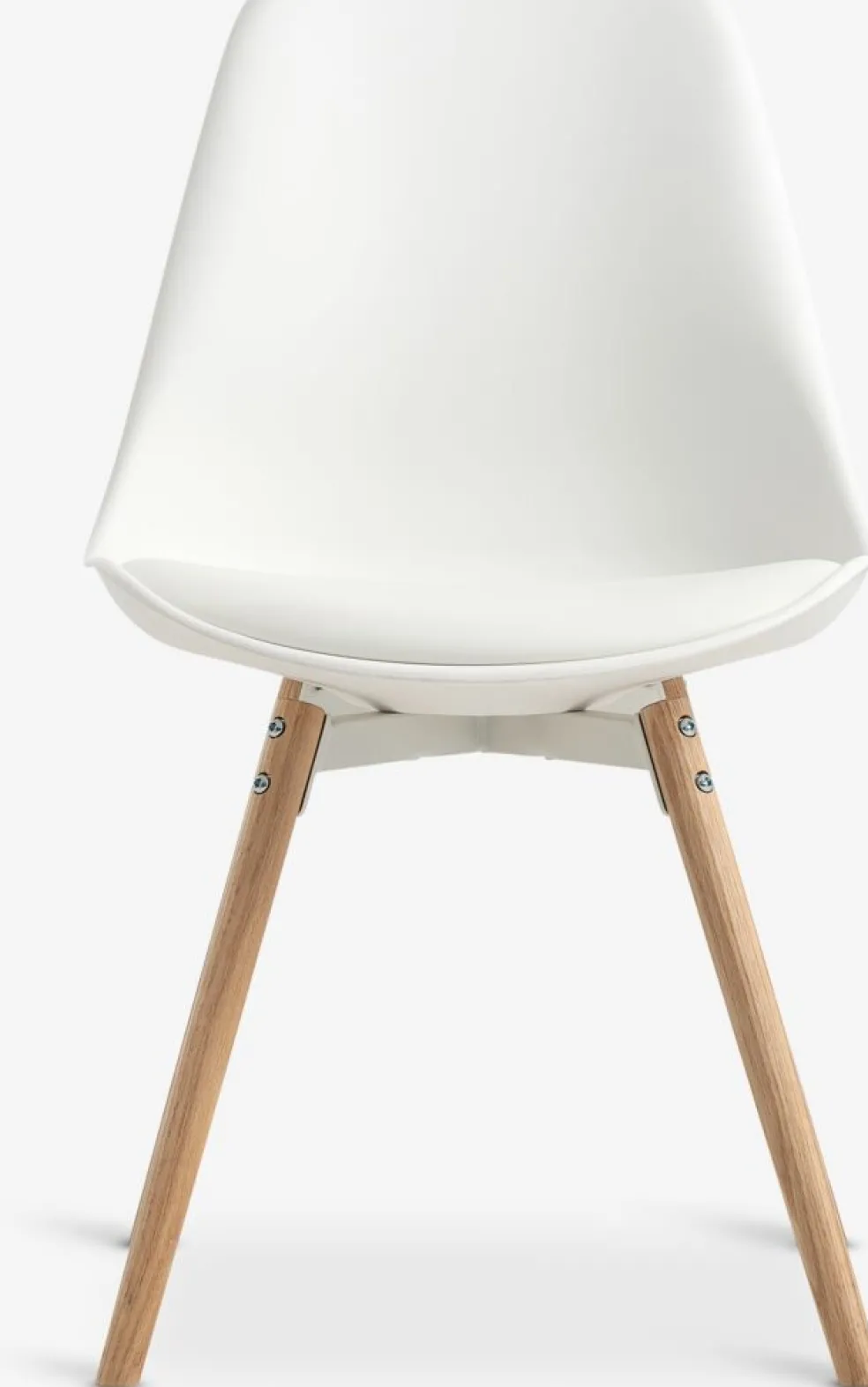 KASTRUPChaise KASTRUP blanc/chêne