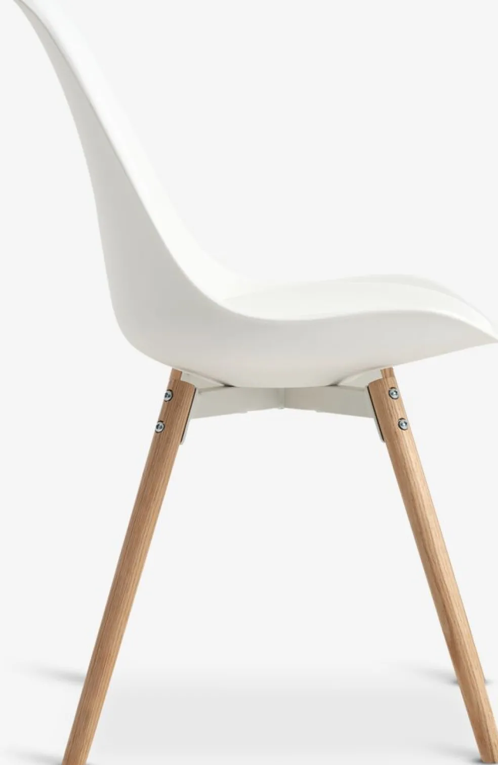 KASTRUPChaise KASTRUP blanc/chêne