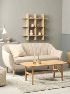 KLARSKOVTable basse KLARSKOV 60x110 chêne naturel