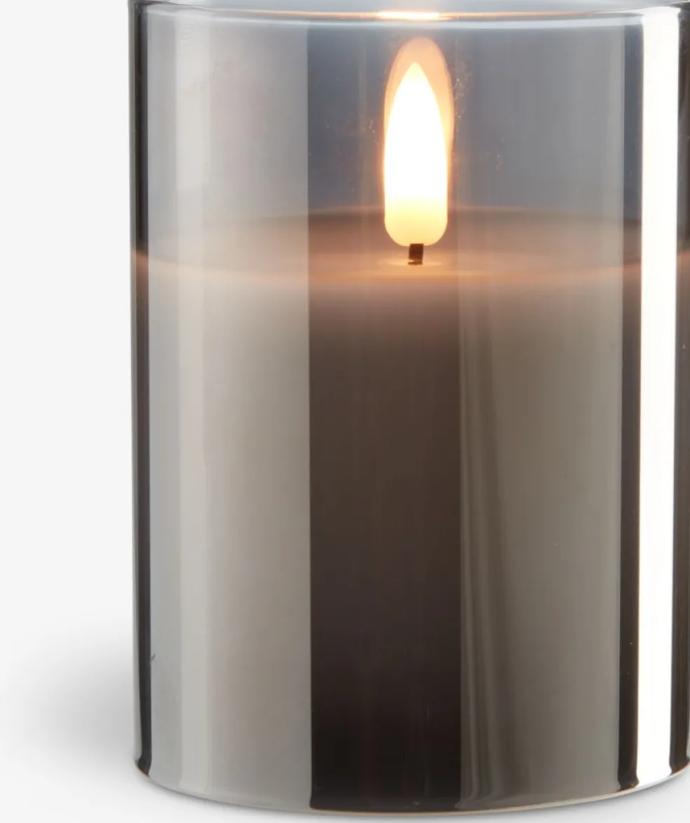 KLAUSBougie pilier LED KLAUS Ø8xH10cm gris