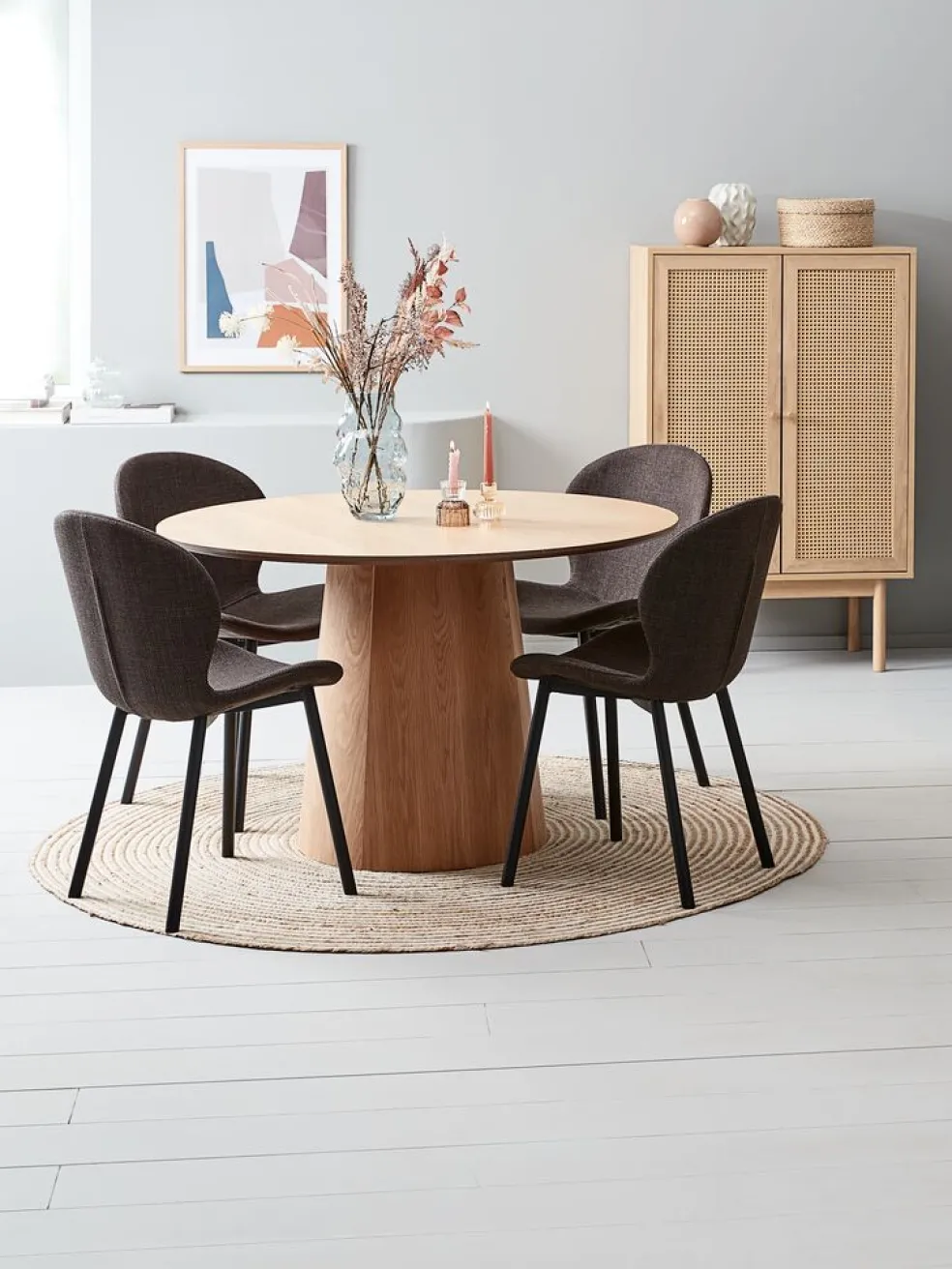 KLIPLEVTable KLIPLEV Ø120 coloris chêne naturel
