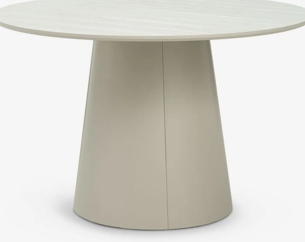 KLIPLEVTable KLIPLEV Ø120 coloris travertin/beige