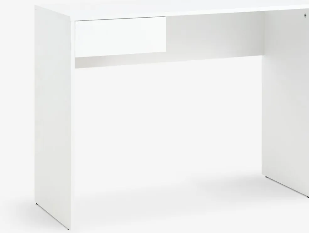 KNABSTRUPBureau KNABSTRUP 40x100 1 tiroir blanc