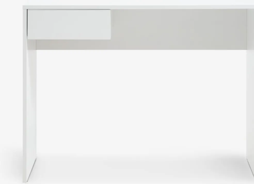 KNABSTRUPBureau KNABSTRUP 40x100 1 tiroir blanc