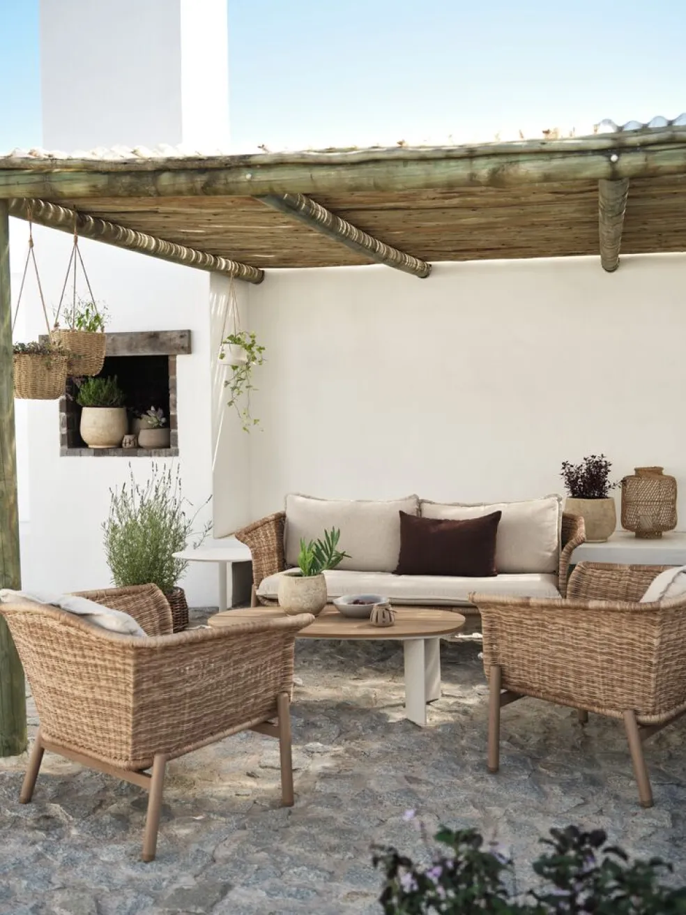 KOEPINGEnsemble lounge KOEPING 4,5 personnes naturel