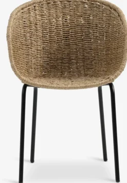 KOLLEN + TUERNEKOLLEN L205 table acacia + 4 TUERNE chaises naturel