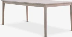 KOLLEN + TUERNEKOLLEN L205 table acacia + 4 TUERNE chaises naturel