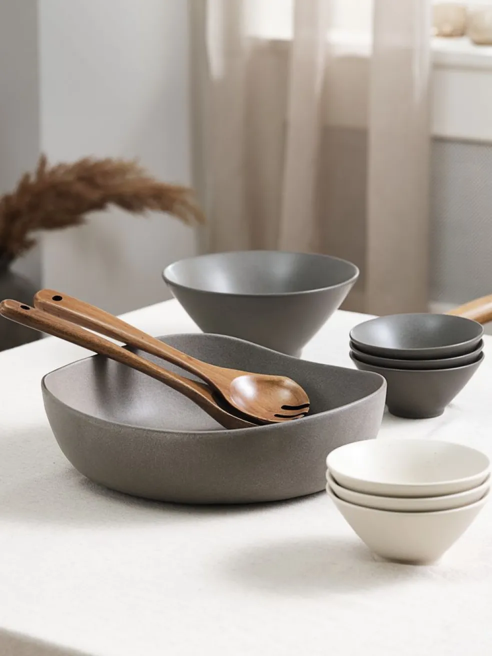 KRESTIANCouverts à salade KRESTIAN L30cm bois