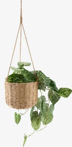 KUBBJardinière suspendue KUBB Ø24xH18 naturel