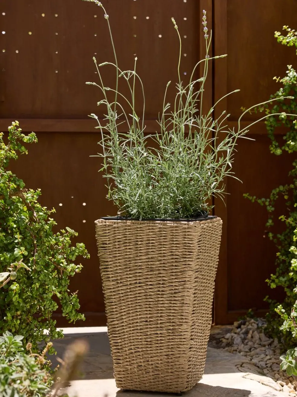 KUBBPanier pour plantes KUBB l30xL30xH50 naturel