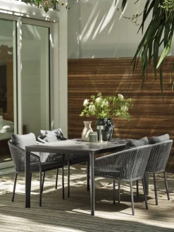 KUMLA + GILJAKUMLA L150 table + 4 GILJA chaises gris