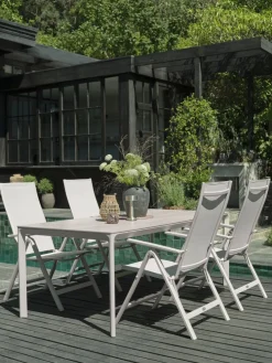 KUMLA + LOMMAKUMLA L200 table + 4 LOMMA chaises beige