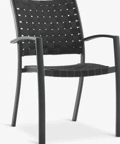 LANGET + GLOMFJORDLANGET L207 table + 4 GLOMFJORD chaises noir