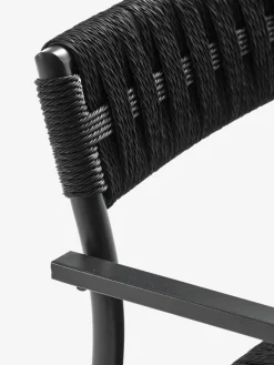 LANGET + TRILLEVALLENLANGET L207 table + 4 TRILLEVALLEN chaises noir