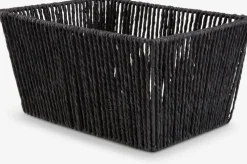 LARSEMILPanier LARSEMIL l23xL33xH17cm noir
