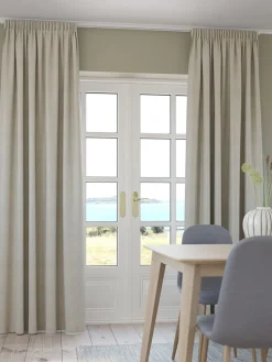 LEKARideau occultant LEKA 1x140x300 gris chaud