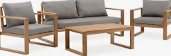 LILLEHOLMEnsemble lounge LILLEHOLM 4,5 personnes teck