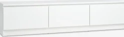 LIMFJORDENMeuble TV LIMFJORDEN 2 tiroirs 1 porte blanc
