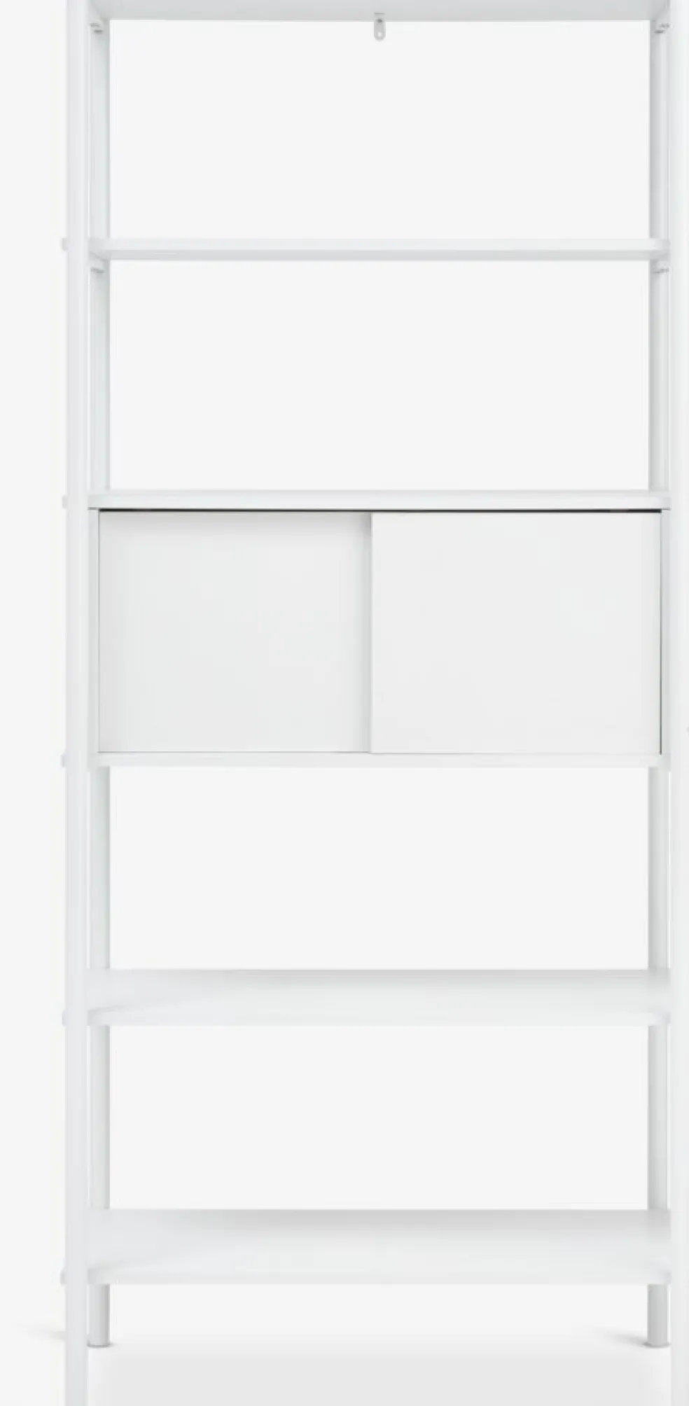 LINDVEDÉtagère LINDVED 6 tablettes 2 portes blanc