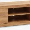 LINTRUPMeuble TV LINTRUP 2 portes coloris chêne naturel
