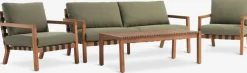 LITSBACKENEnsemble lounge LITSBACKEN 4,5 personnes eucalyptus