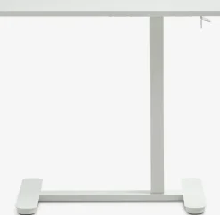 LUNDTOFTBureau à hauteur réglable a/vérin à gaz LUNDTOFT 40x70 blanc