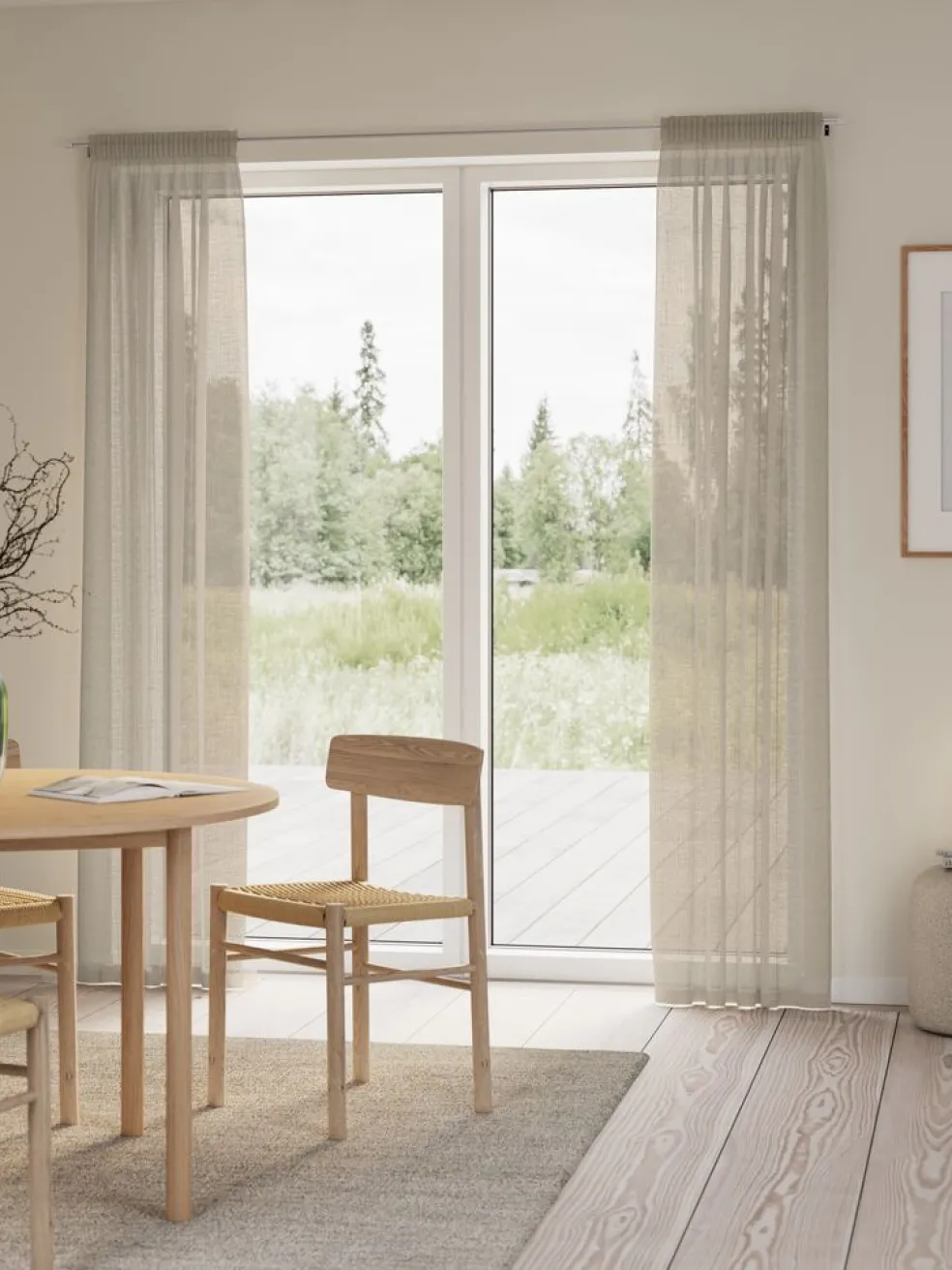 LUTELANDETRideau LUTELANDET 1x140x245 beige