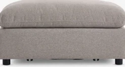 LYBYModule canapé LYBY méridienne/pouf tissu sable