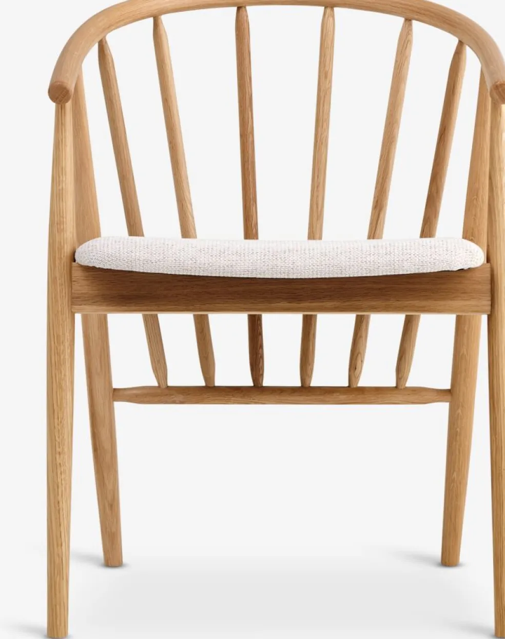 LYKSBORGChaise LYKSBORG chêne naturel/tissu blanc cassé