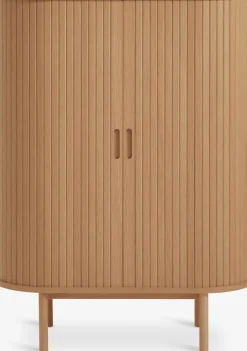 LYNGVIGArmoire LYNGVIG 90 cm 2 portes tambours chêne naturel