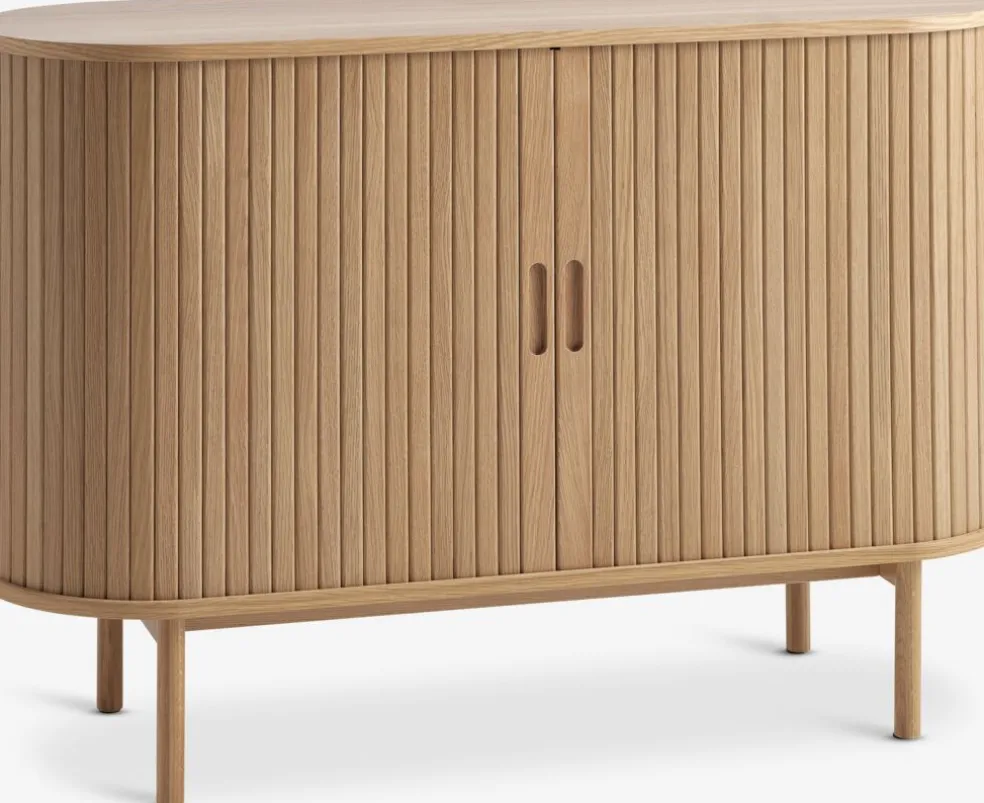 LYNGVIGBuffet LYNGVIG 120cm 2 portes tambours chêne naturel