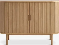 LYNGVIGBuffet LYNGVIG 120cm 2 portes tambours chêne naturel