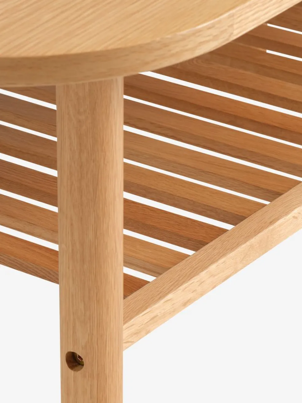 LYNGVIGTable basse LYNGVIG 60x110 a/tablette chêne naturel