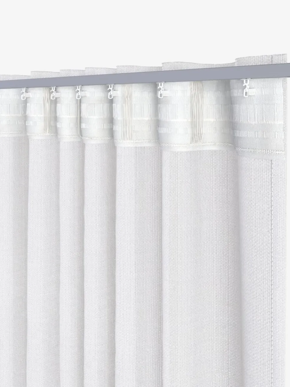 LYSERENRideau LYSEREN 1x140x245 blanc cassé
