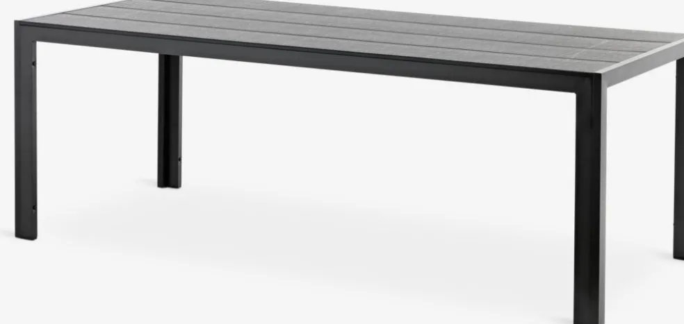 MADERUP + GUDHJEMMADERUP L205 table + 4 GUDHJEM chaises noir