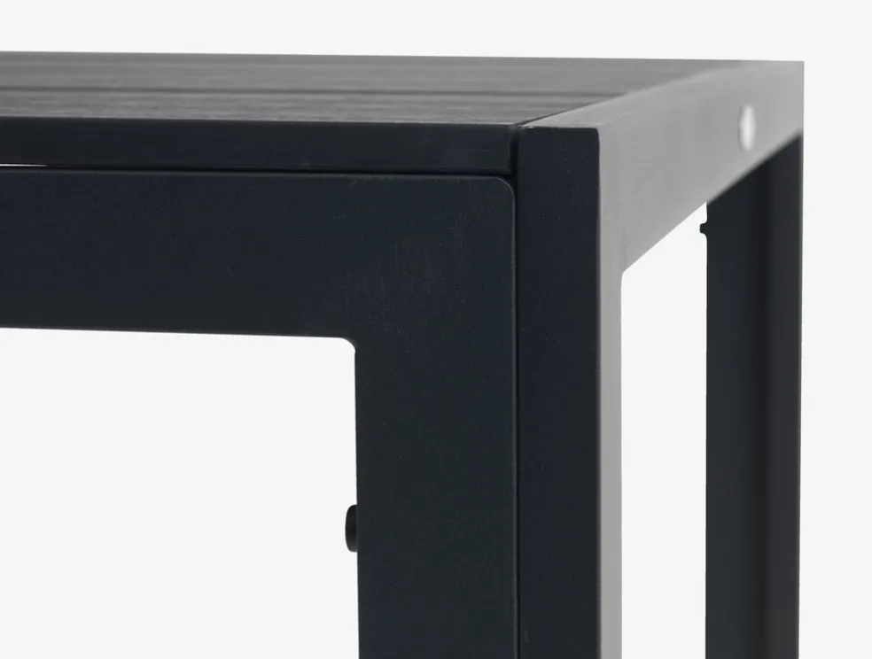 MADERUP + LOMMAMADERUP L150 table noir + 4 LOMMA chaises inclinable noir